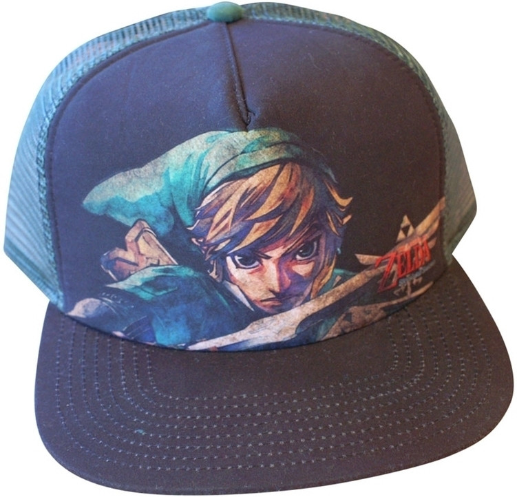 Image of Nintendo - Zelda Trucker Cap with Link