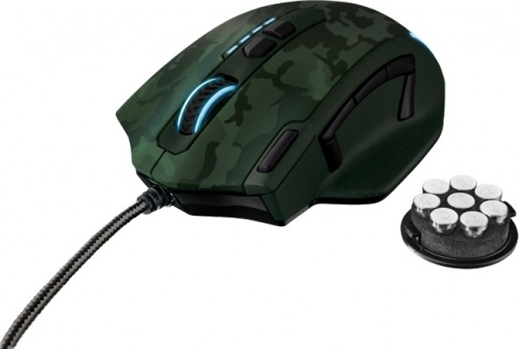 Image of Gaming Mouse Green Cam. GXT-155C