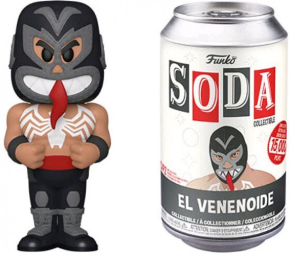 Marvel Luchadores Funko Vinyl Soda: El Venenoide afbeelding