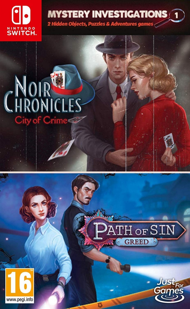 Mystery Investigations 1 Noir Chornicles City of Crime + Path of Sin Greed