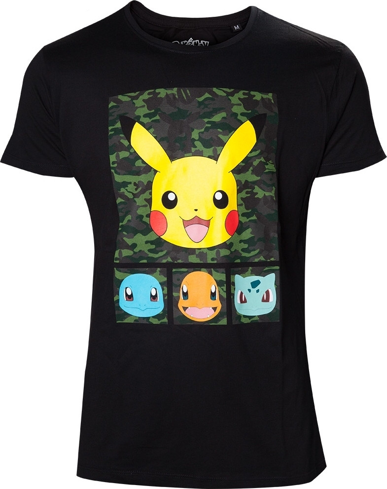 Pokemon - Pikachu and Friends camo T-shirt