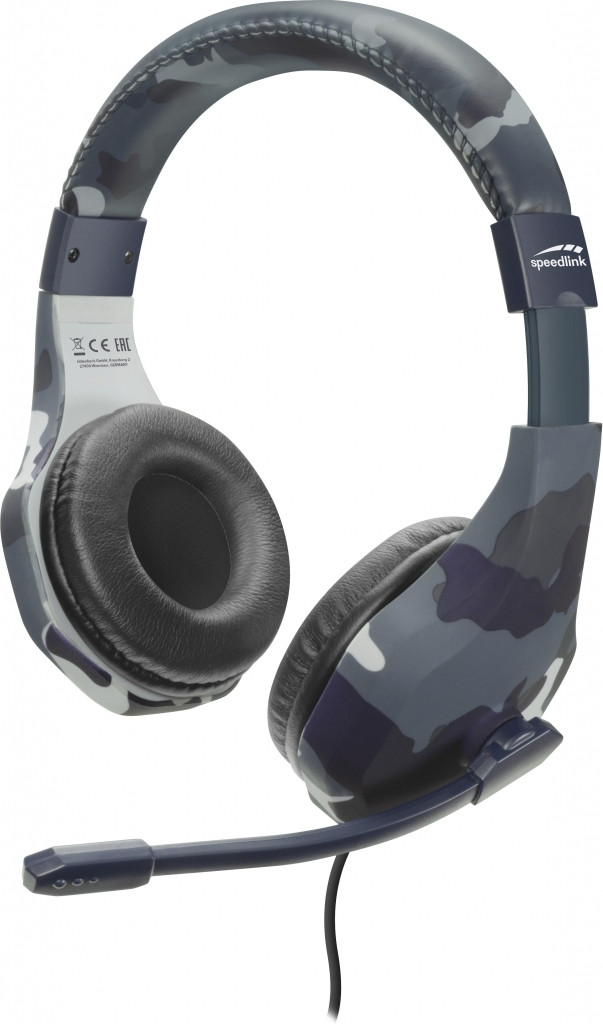 Speedlink Raidor Stereo Headset - Blauw Camo