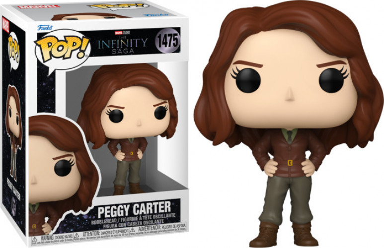 Marvel Avengers: The Infinity Saga Funko Pop Vinyl: Peggy Carter (The First Agent) afbeelding