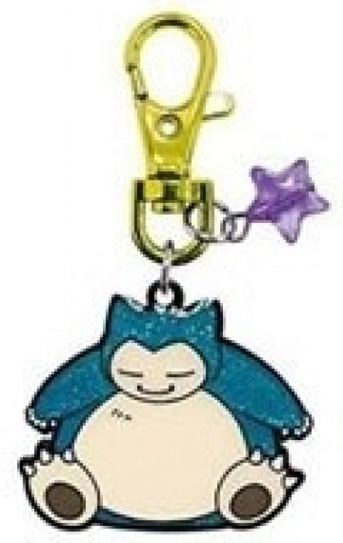 Pokemon Sparkling Metal Keychain - Snorlax