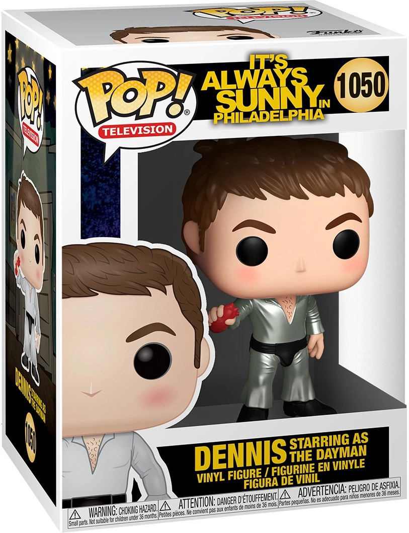 It's Always Sunny in Philadelphia Pop Vinyl Dennis Starring as the Dayman