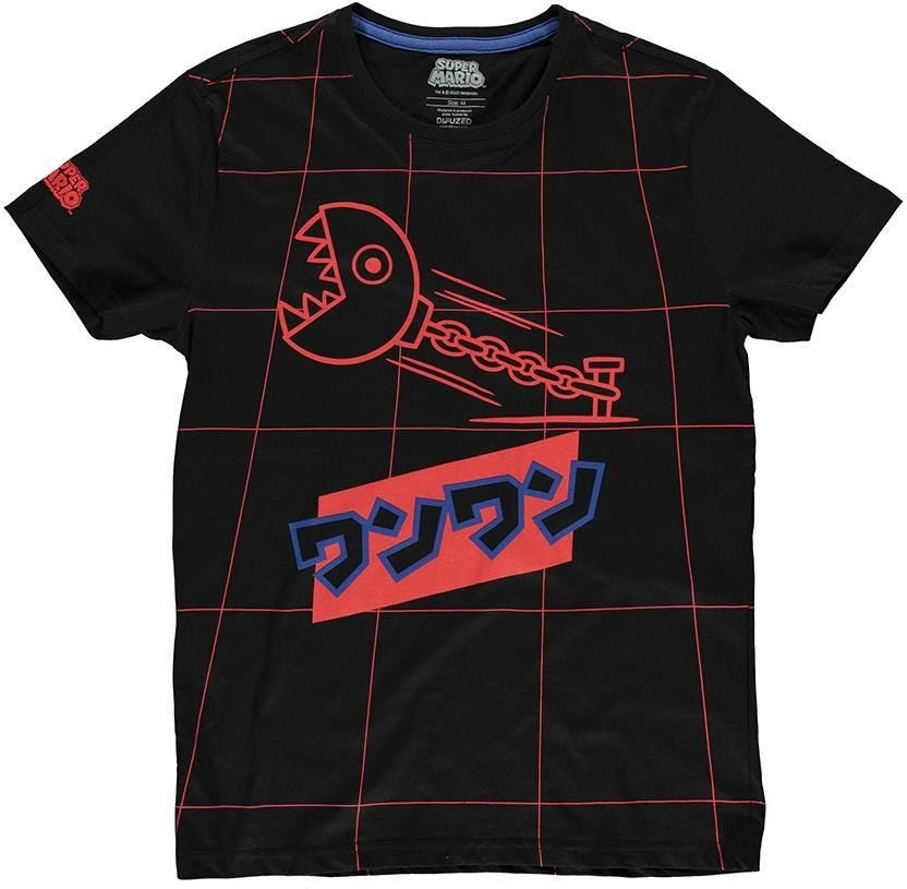 Nintendo - Super Mario - Chain Chomp Men's T-shirt afbeelding
