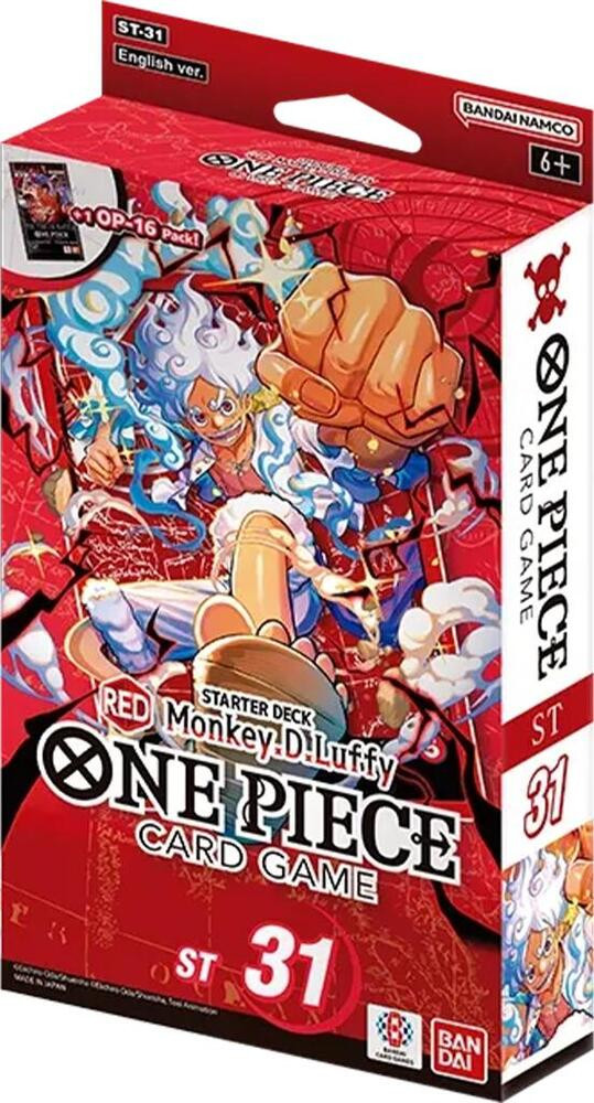 Bandai One Piece TCG - Starter Deck ST31 Monkey D. Luffy (Red)