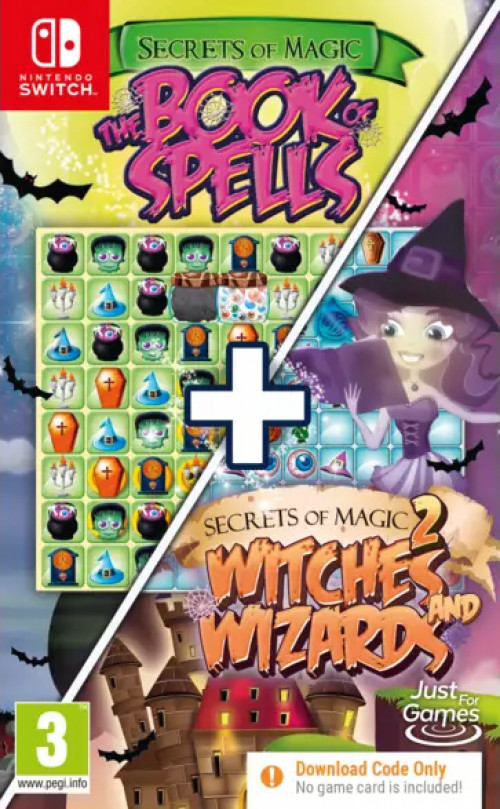 Secrets of Magic 1+2: The Book of Spells + Secrets of Magic 2: Witches and Wizards (Code in a Box) kopen?