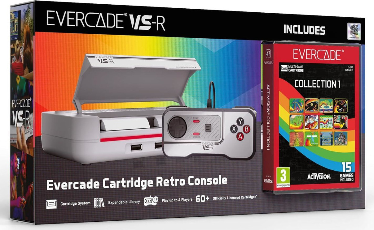 Evercade VS-R Solo + Activision Collection 1 Bundle