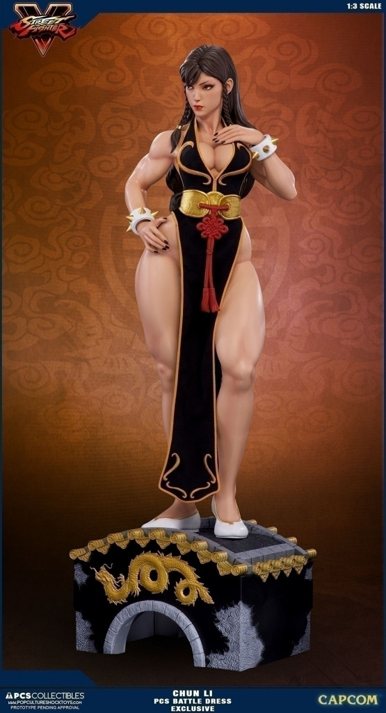Street Fighter Battle Dress Exclusive Chun Li 1:3 Scale Statue