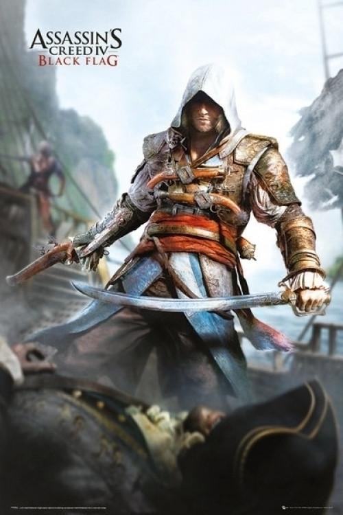 Image of Assassin's Creed 4 Black Flag Poster (Edward 1)
