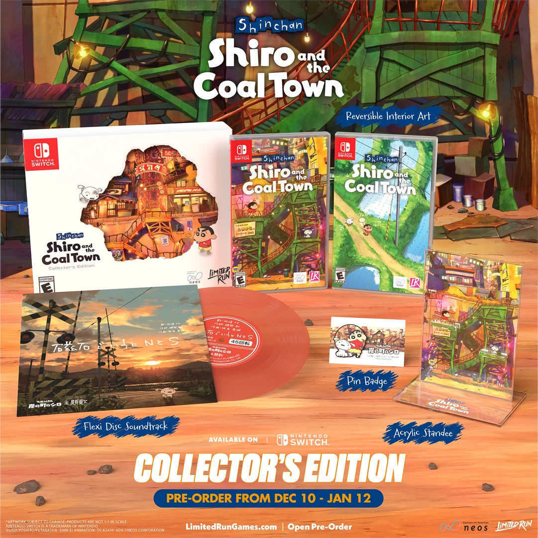 Shin Chan Shiro of Coal Town Collector's Edition (Limited Run Games)
