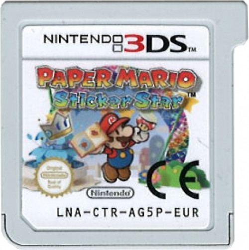 Nintendo Paper Mario Sticker Star Losse Cassette nintendo kopen in de aanbieding
