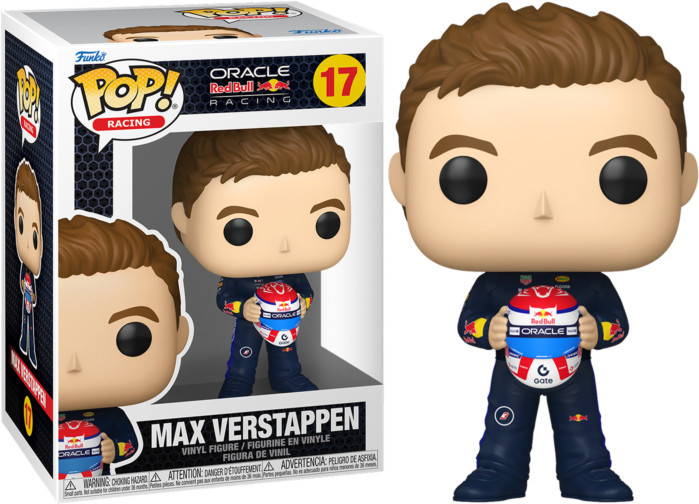 Formula 1 Funko Pop Vinyl: Max Verstappen (Holding Helmet) (17)