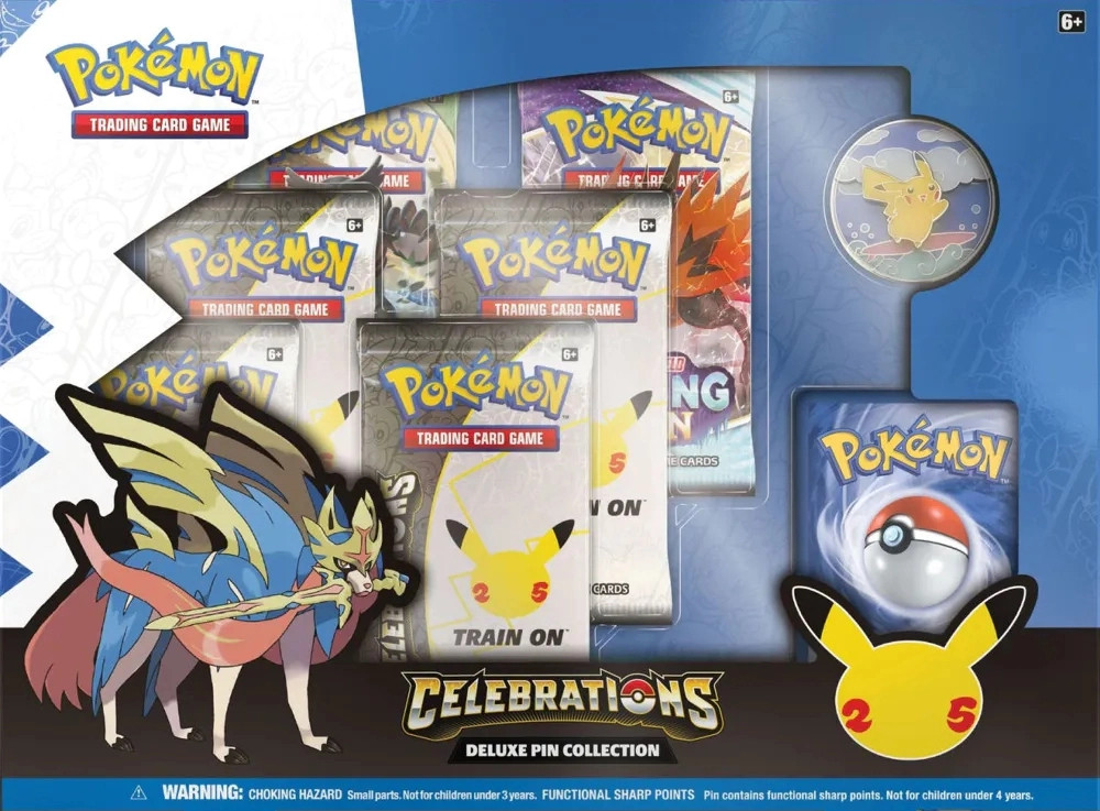 Pokemon TCG Celebrations Deluxe Pin Collection