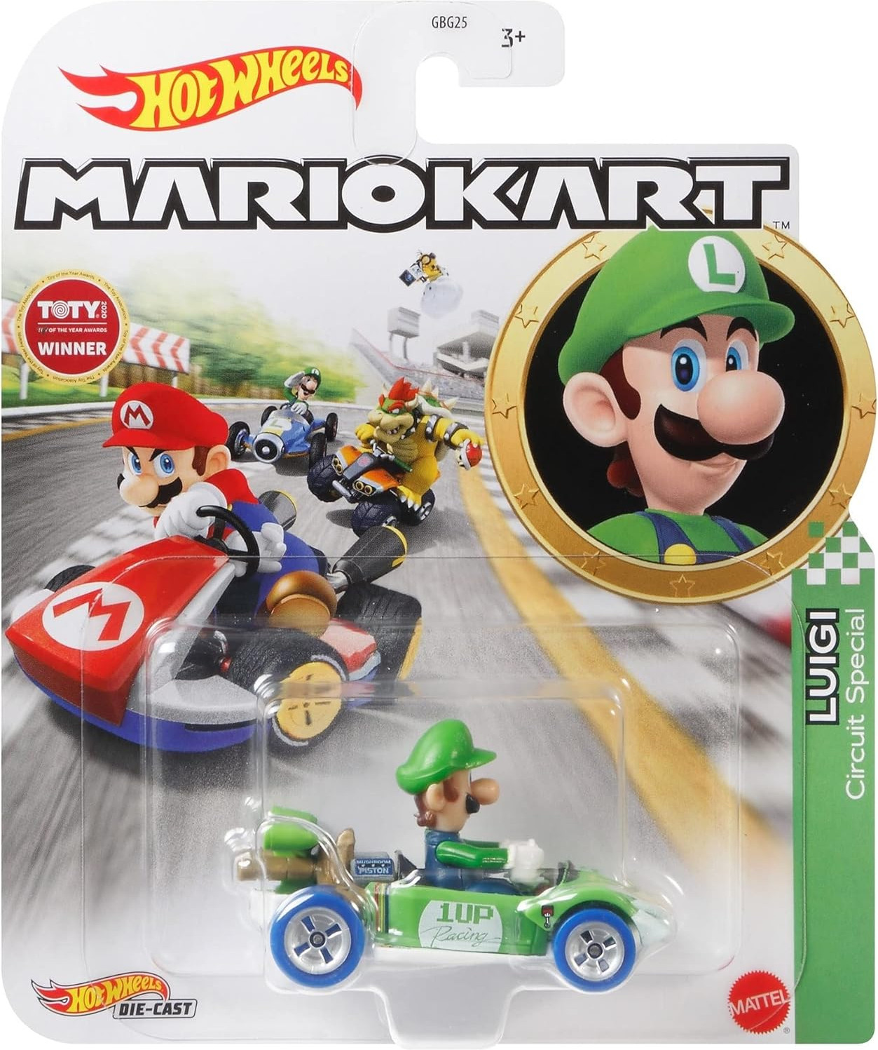 Hot Wheels Mario Kart - Luigi Circuit Special afbeelding