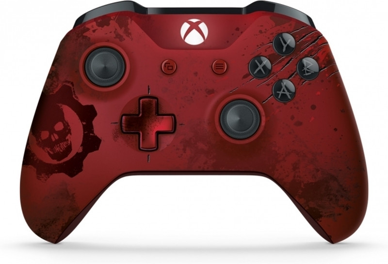 Image of Microsoft Xbox One Controller Gears of War Crimson Omen