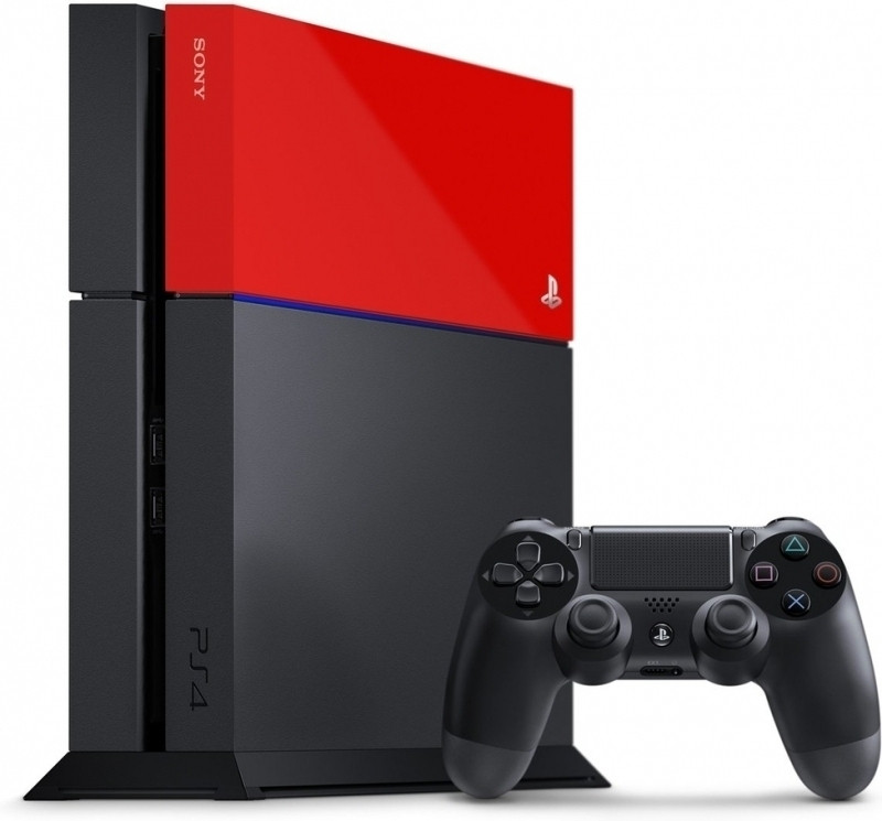 Image of Sony PS4 Custom Faceplate - Red