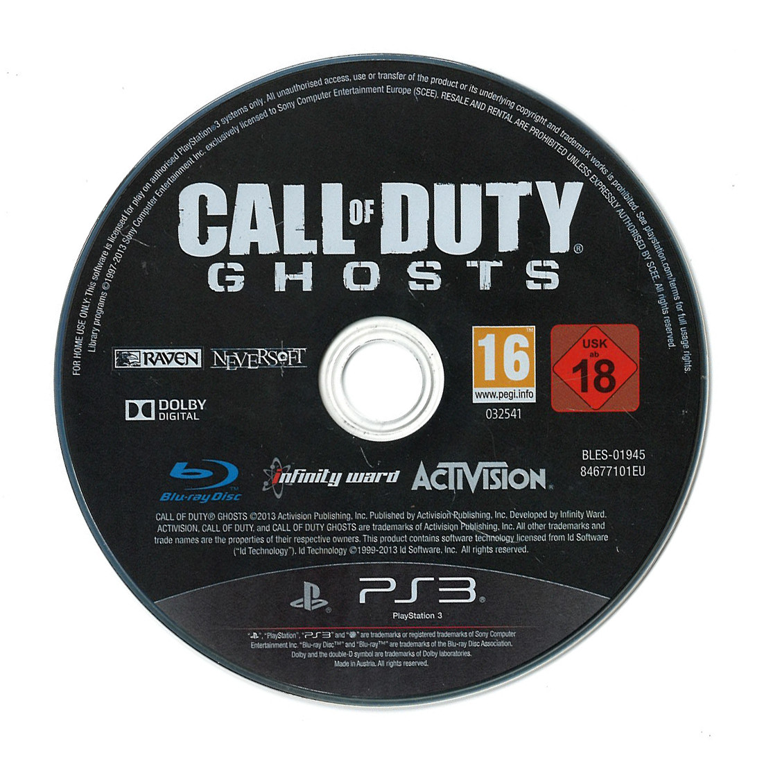 Call of Duty Ghosts (losse disc)