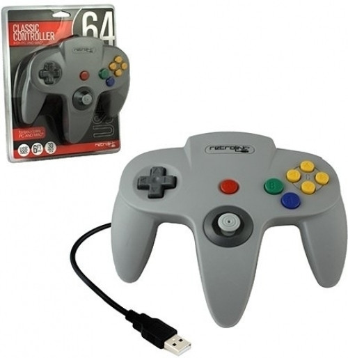 Image of N64 Style USB Controller (Grijs)