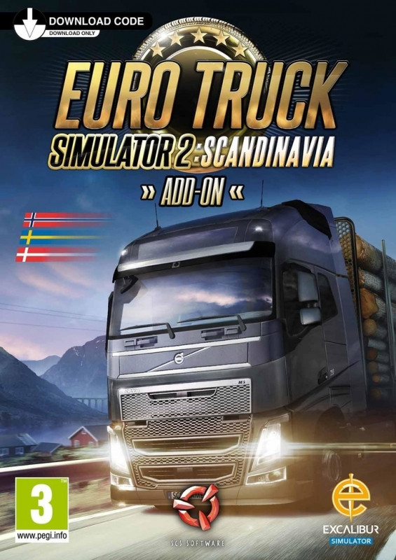 Image of Euro Truck Simulator 2 (Scandinavia Add-