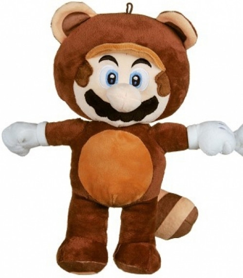Super Mario Pluche - Tanooki Mario (35 cm)