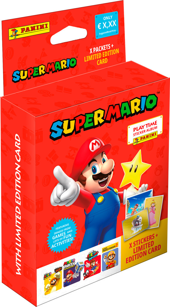 Panini Super Mario Sticker Collection Eco Blister Pack