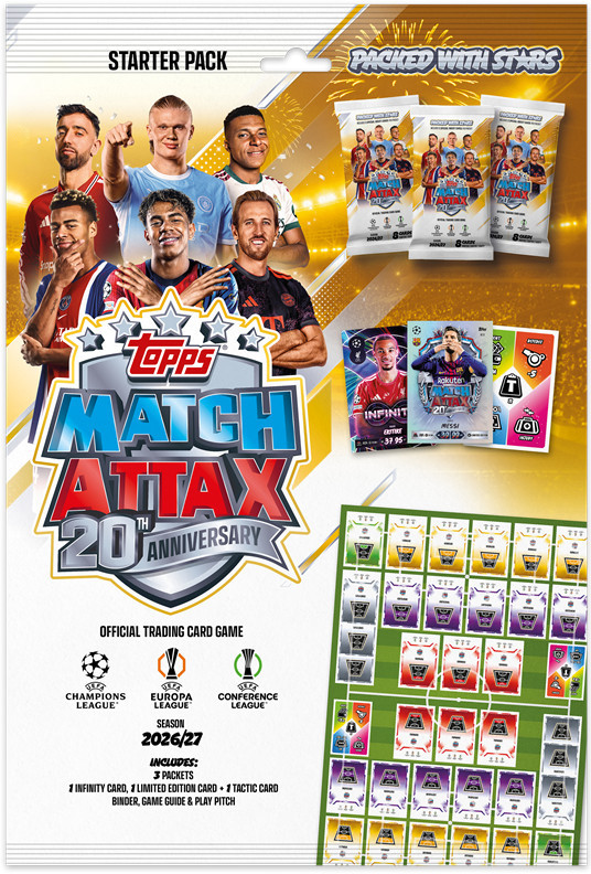 Topps Match Attax 20th Anniversary 26/27 - Starter Pack