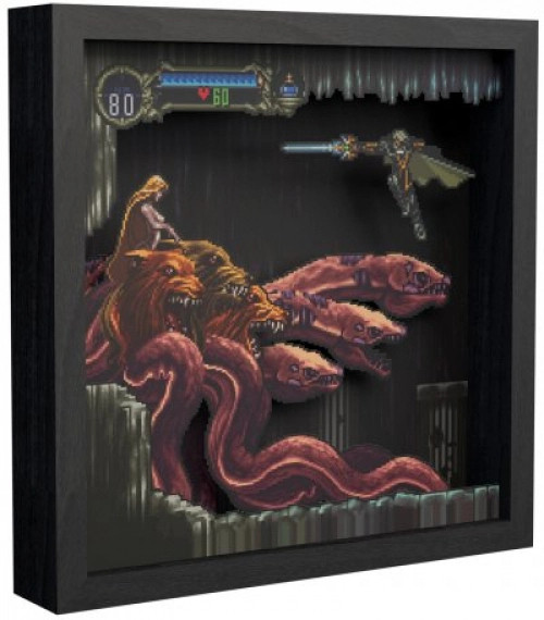 Pixel Frame - Castlevania Symphony of the Night - Scylla (23cm x 23cm)