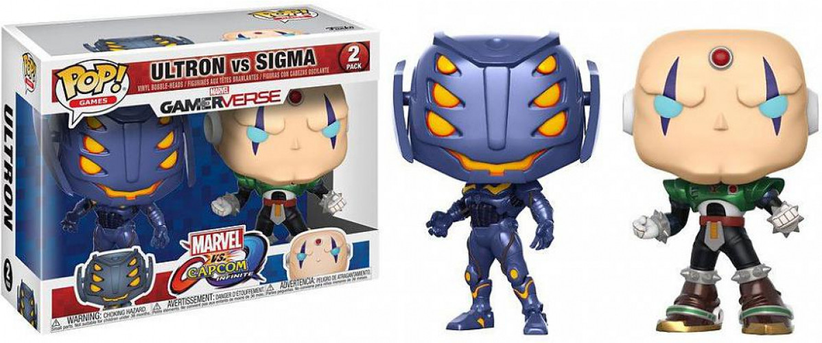Marvel vs Capcom Infinite Funko Pop Vinyl: Ultron vs Sigma Double Pack afbeelding