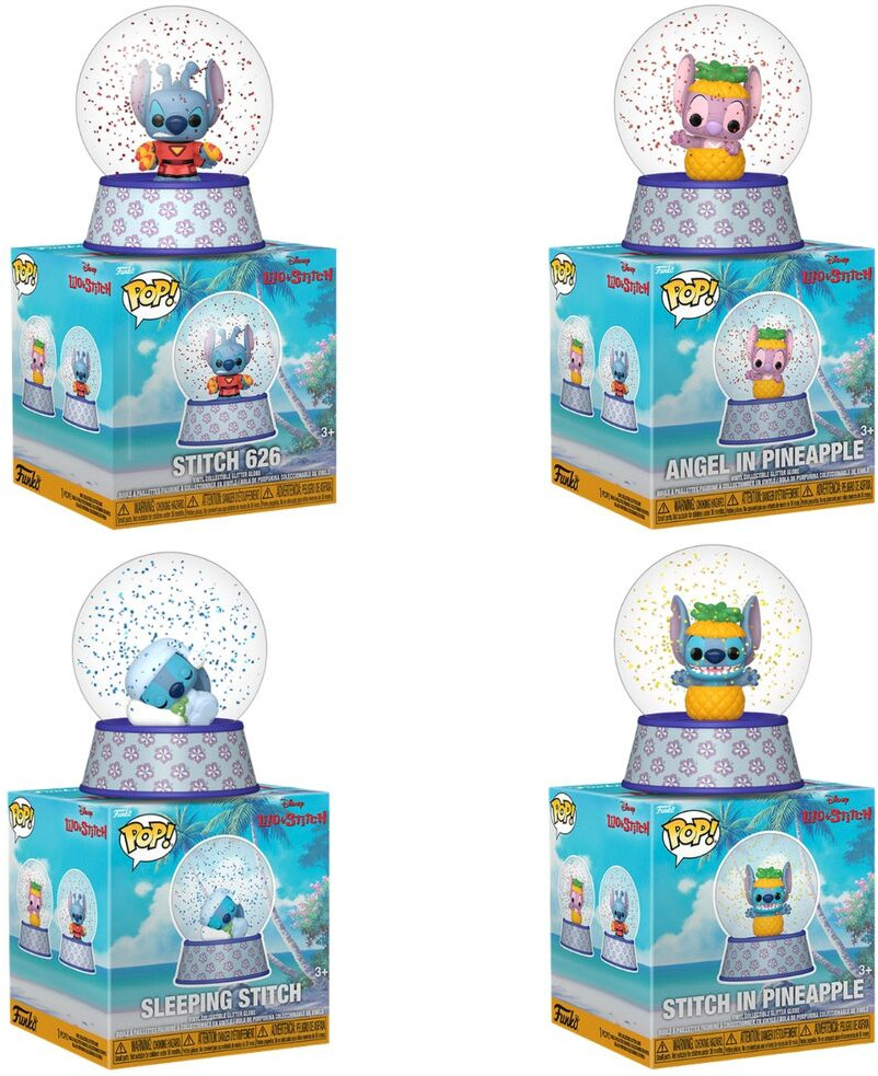 Disney Lilo & Stitch Funko Mini Mystery Vinyl Figure - Snow Globes 1 Figure)