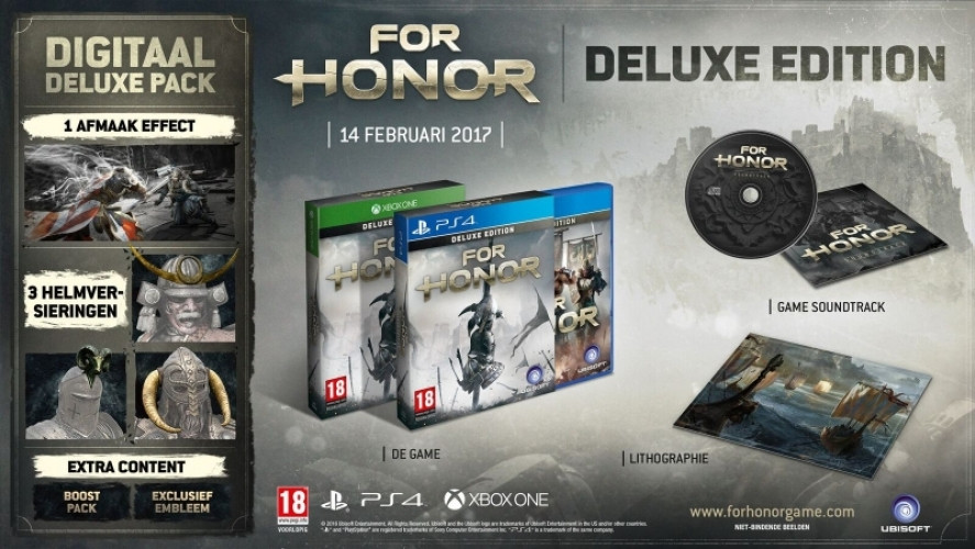 Image of For Honor Deluxe Edition (+Pre-order Bonus)