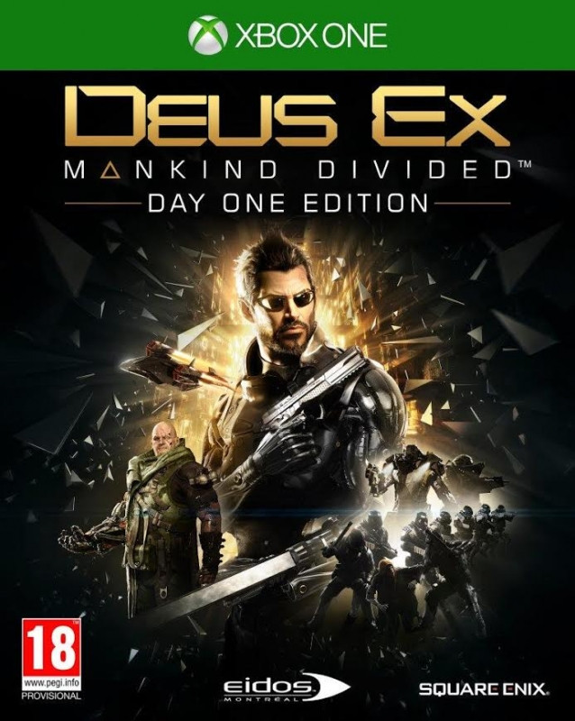 Deus Ex Mankind Divided (verpakking Russisch, game Engels) afbeelding