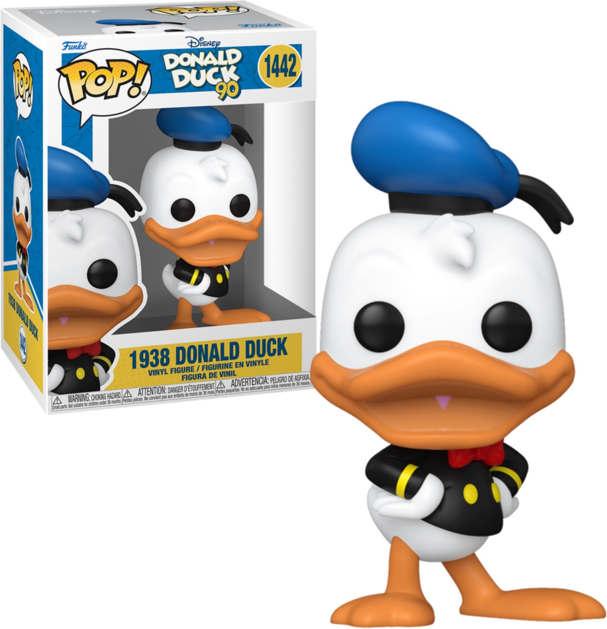 Disney Donald Duck 90th Anniversary Funko Pop Vinyl: Donald Duck 1938