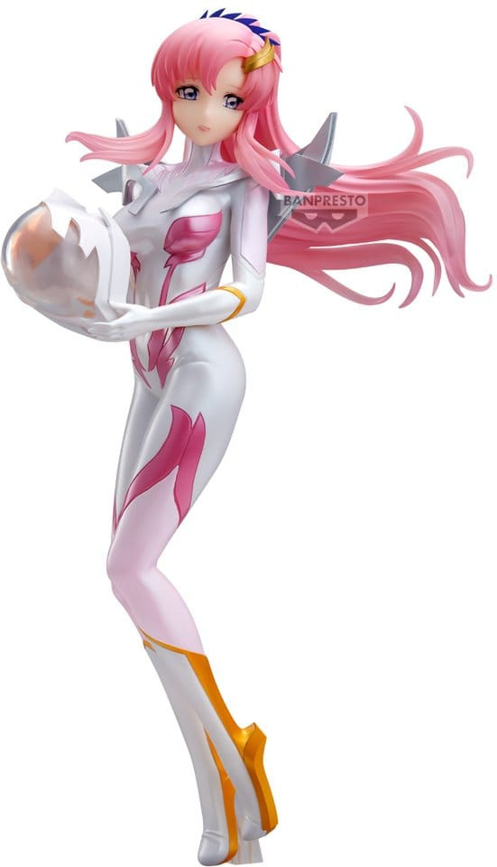 Gundam Seed Freedom Glitter and Glamours Figure - Lacus Clyne (Pilot Suit Pearl Color Ver.)