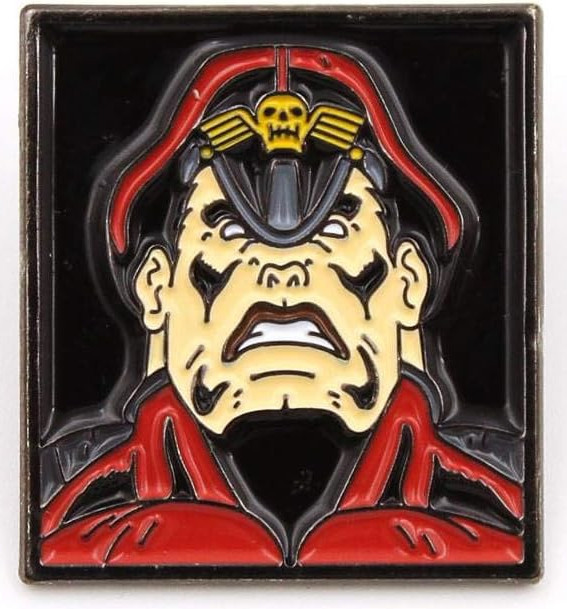 Street Fighter Pin Badge: M. Bison afbeelding