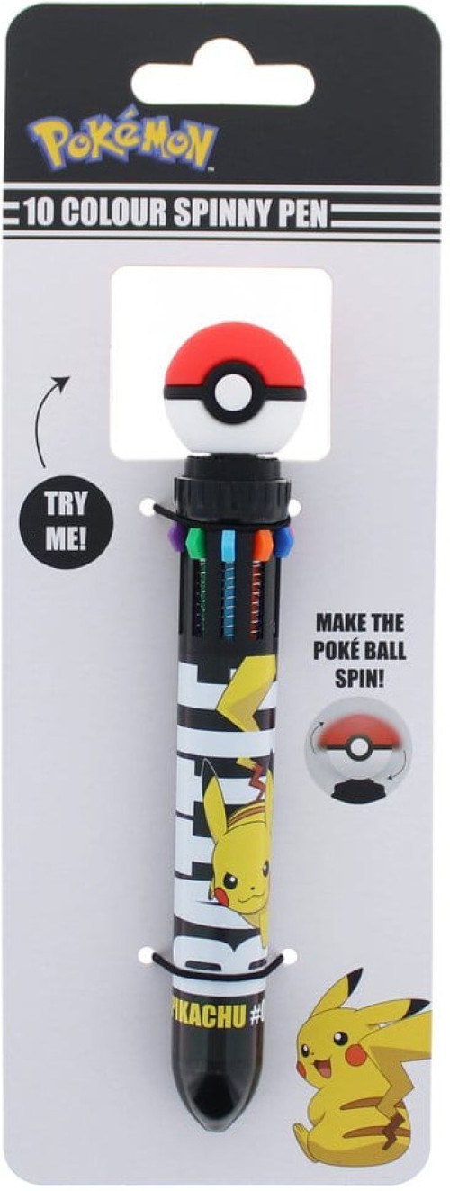 Pokémon Pen Spinny - Multi Colour Pokéball