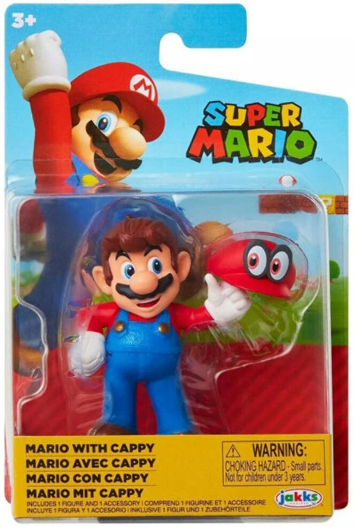 Super Mario Action Figure - Mario with Cappy