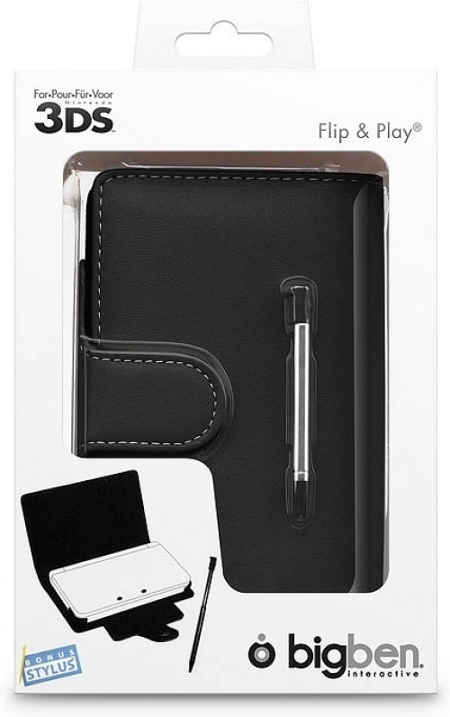 Big Ben Flip and Play Case 3DSFLIPNPLAY (Zwart)