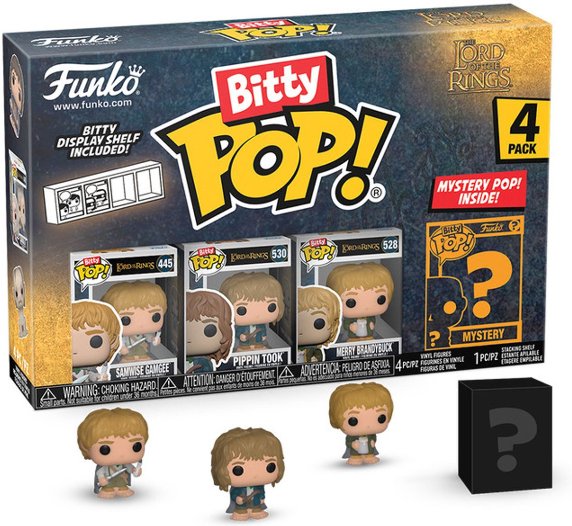 The Lord of The Rings Funko Bitty Pop! 4-Pack: Samwise Gamgee / Pippin Took / Merry Brandybuck afbeelding