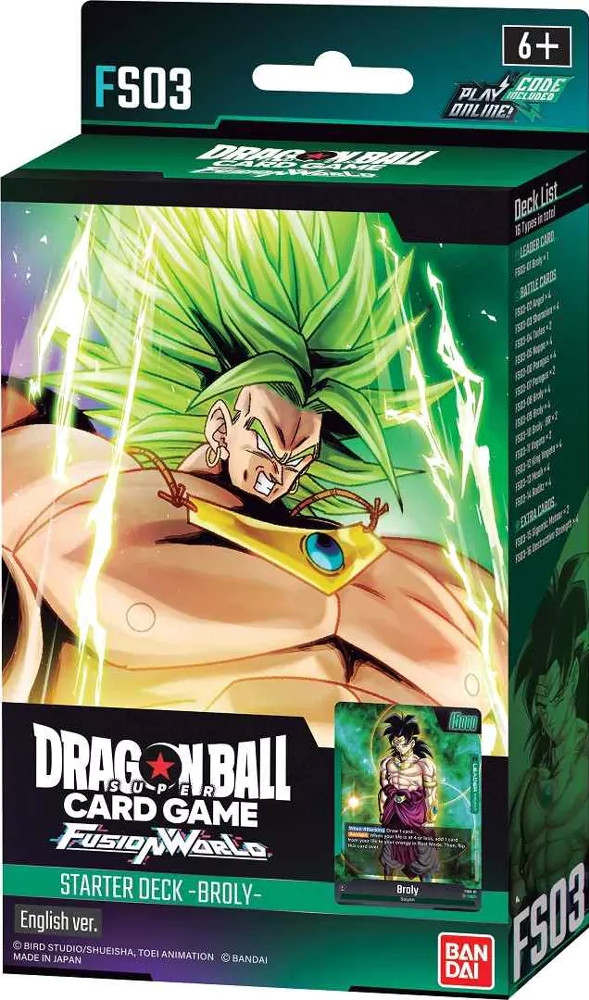 Dragon Ball Super TCG Fusion World Starter Deck - Broly