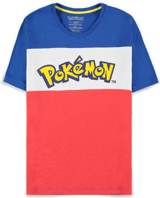 Pokémon - The Logo Colour-block - Men's Short Sleeved T-shirt afbeelding
