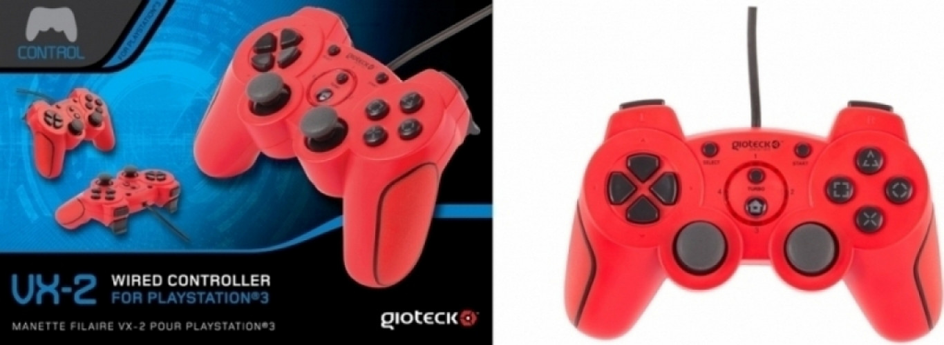 Image of Gioteck VX-2 Wired Controller (Red)