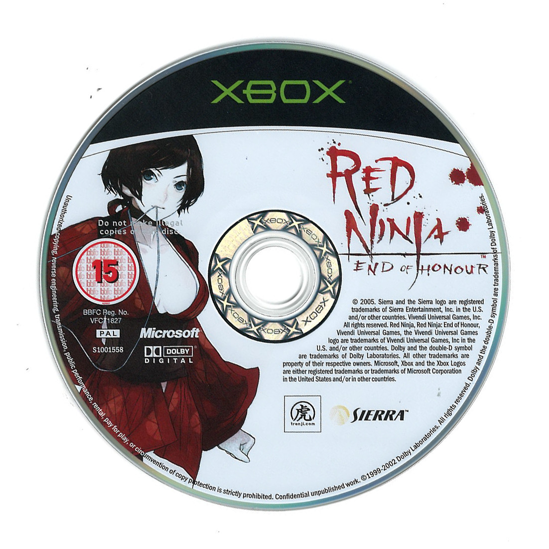 Red Ninja End of Honor (losse disc)