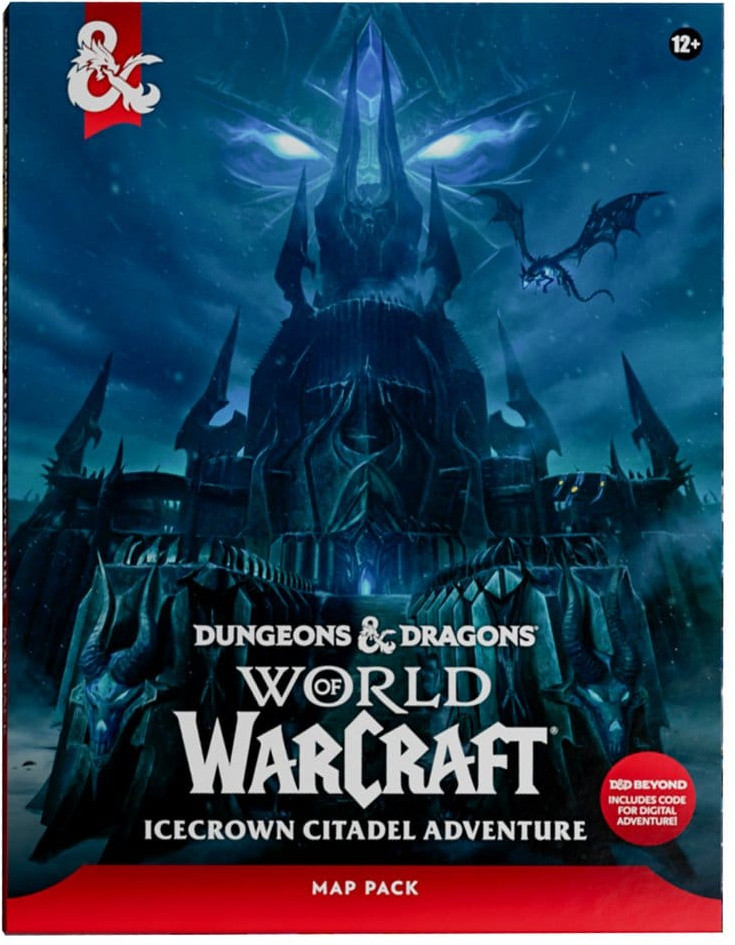 Wizards of the Coast Dungeons & Dragons RPG 5.5 Hand Book - World of Warcraft Icecrown Citadel Adventure Map Pack