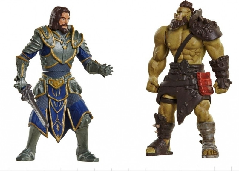 Image of Warcraft Mini Figures - Lothar vs Horde Warrior