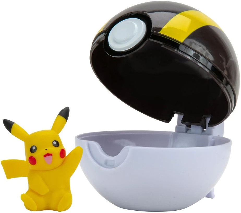 Pokemon Figure - Pikachu + Ultra Ball (Clip 'n' Go)