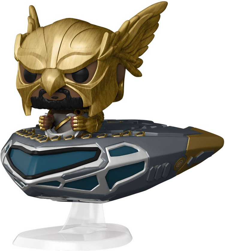 Black Adam Funko Pop Vinyl: Hawkman in Cruiser afbeelding