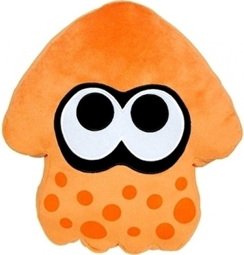 Image of Splatoon Pluche Pillow - Inkling Squid Orange