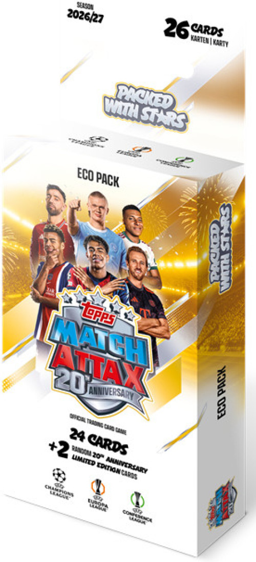 Topps Match Attax 20th Anniversary 26/27 - Eco Pack